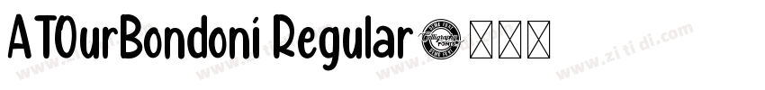 ATOurBondoni Regular字体转换